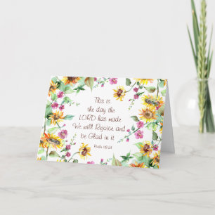 This is the Day the Lord has Made Psalm 118:24 Card