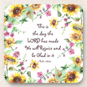 This is the Day the Lord has Made Psalm 118:24 Coaster