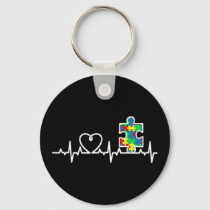 This is the perfect advocacy shirt gift for autism keychain