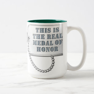 This is the REAL Medal of Honour Two-Tone Coffee Mug