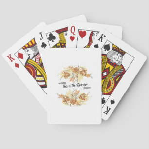 This Is The Season Pine Design Holiday Christmas C Playing Cards