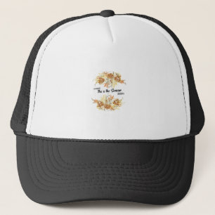 This Is The Season Pine Design Holiday Christmas C Trucker Hat