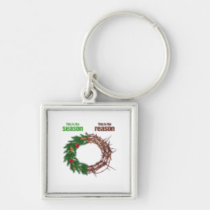 This Is The Season This Is The Christian Christmas Keychain