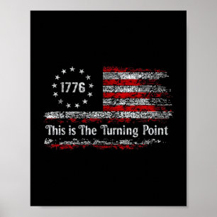 This Is The Turning Int American Dom Usa Flag  Poster