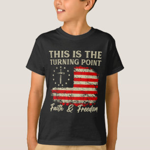 This Is The Turning Int Patriotic Christian Faith  T-Shirt
