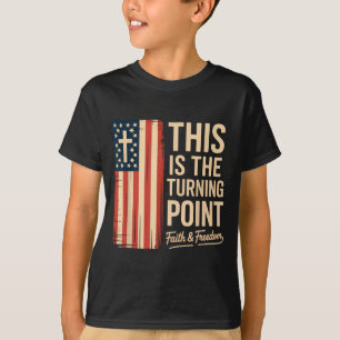This Is The Turning Int Patriotic Faith Usa  T-Shirt