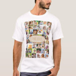 This is Us 40 Photo Collage Family Reunion T-Shirt<br><div class="desc">Photo template t-shirt which you can customize with up to 40 different photos. The wording is lettered in skinny font typography and reads "This Is Us", which you are welcome to edit if you wish. The photo template is ready for you to add your pictures working left to right in...</div>
