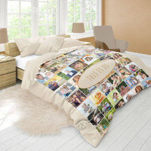 This is Us Family Photo Collage with 40 Pictures Duvet Cover