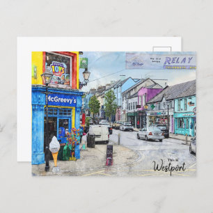 This is Westport-Ireland Postcard