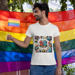 This Is What 25 Looks Like Fun Shapes T-Shirt