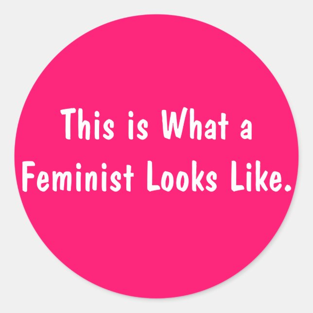 This is What a Feminist Looks Like Sticker (Front)