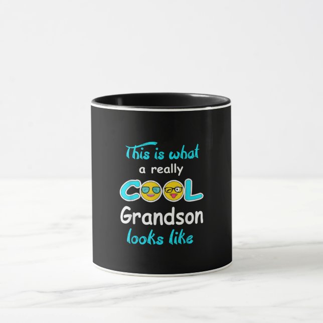 This Is What A Really Cool Grandson Looks Like Mug (Center)