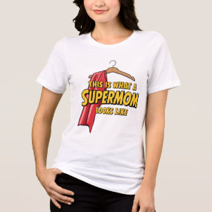 This is What a Supermom Looks Like Tri-Blend Shirt