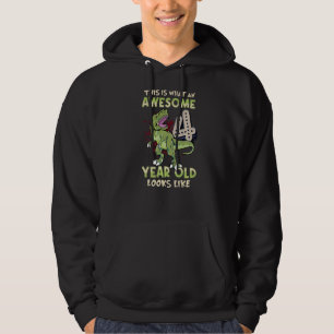This Is What An Awesome 4 Year Old Looks Like Dino Hoodie