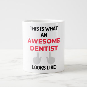 This Is What An Awesome Dentist Looks Like 2 Large Coffee Mug