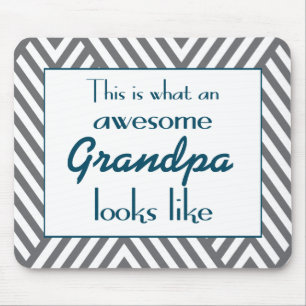 This Is What An Awesome Grandpa Looks Like Mouse Pad
