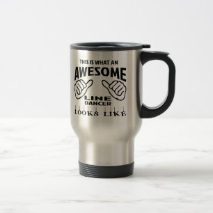 This is what an awesome Line Dance looks like Travel Mug