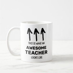 This Is What An Awesome Teacher Looks Like Coffee Mug