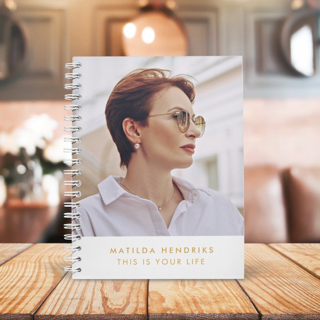 This is your Life | Modern Gold Photo Memory Book (Creator Uploaded)