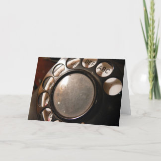 "This is your operator speaking..." Card