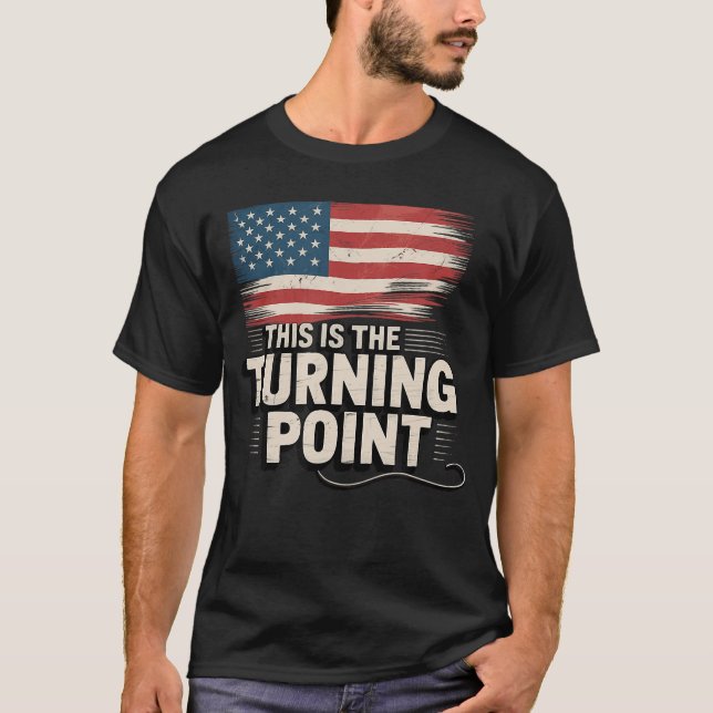 This isheurning Point Outfit USA Flag for Men Wome T-Shirt (Front)