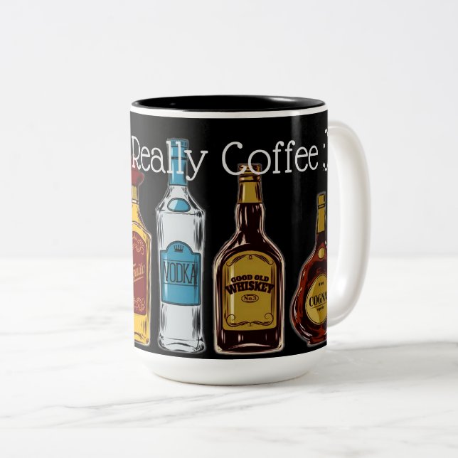 This Isn't Really Coffee Two-Tone Coffee Mug (Front Right)