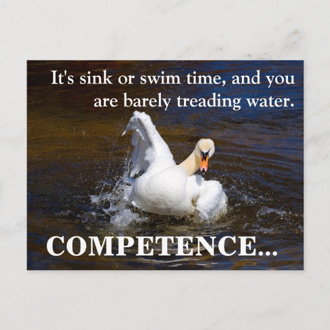 This job doesn't seem to be working out for you postcard (Front)