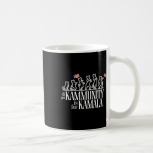 This Kammunity Is For Kamala Patriotic Cats Americ Coffee Mug