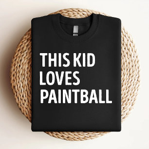 This Kid Loves Paintball Funny Paintball Lover T-Shirt