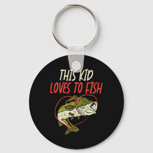 This Kid Loves To Fish Byb Fishing Family Matching Keychain