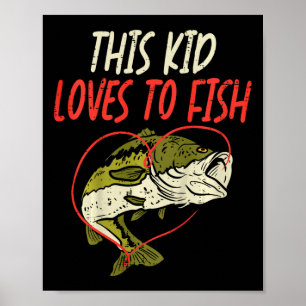 This Kid Loves To Fish Byb Fishing Family Matching Poster