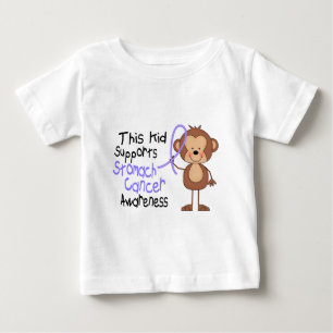 This Kid Supports Stomach Cancer Awareness Baby T-Shirt