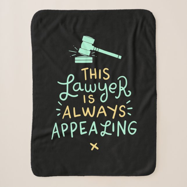This Lawyer Is Always Appealing Sherpa Blanket (Front)