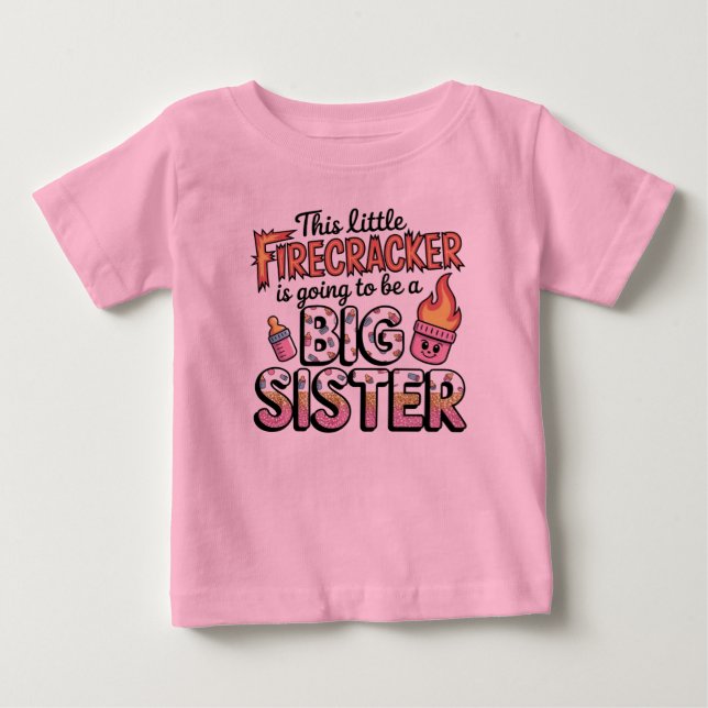 This little firecracker toddler T-Shirt (Front)