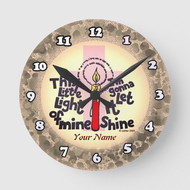 This Little Light Christian Clock (Front)