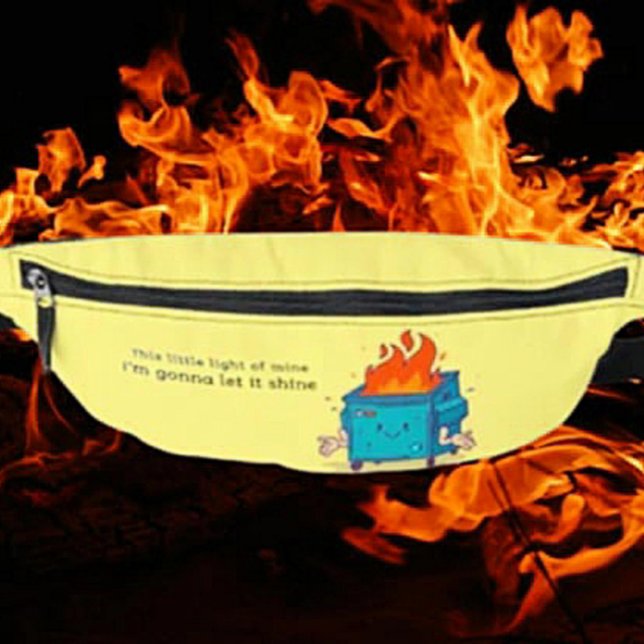 This Little Light: Dumpster Fire Design Fanny Pack (Creator Uploaded)