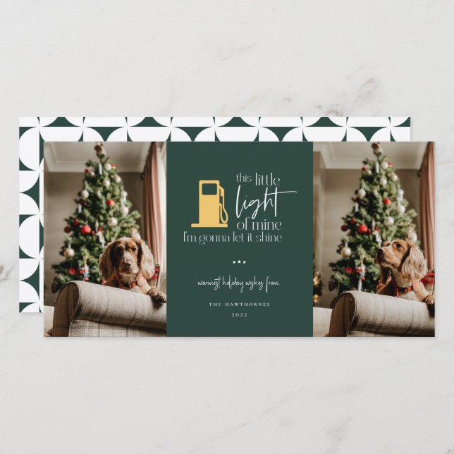 This Little Light Funny Christmas 2 Photo (Front/Back)