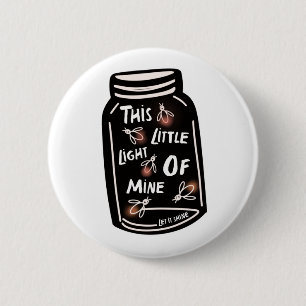 This little light of mine Christian  2 Inch Round Button