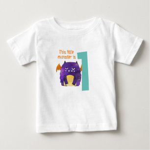 This little monster is One  Baby T-Shirt