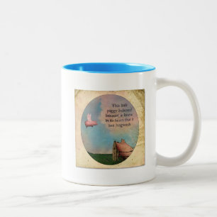 This Little Piggy Believed Two-Tone Coffee Mug