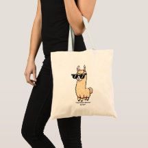This Llama Drama Is Real quirky pose in sunglasses
