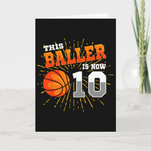 This Ller Is Now 10 Sketll 10th Birthday Party Card