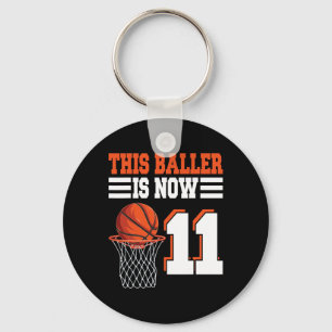 This Ller Is Now 11 Sketll 11th Birthday 11 Years Keychain