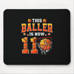 This Ller Is Now 11 Sketll Kids Boys 11th Birthday Mouse Pad