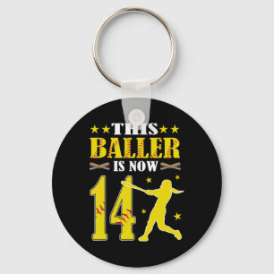 This Ller Is Now 14 Year Old Birthday Girl Softll Keychain