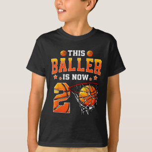 This Ller Is Now 2 Sketll Kids Boys Girls 2nd Birt T-Shirt
