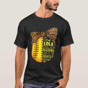 This Lola Loves Her Softball Girl Mother's Day Leo T-Shirt