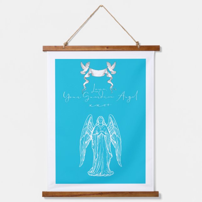 This 'Love Letter' design elevates the mind, body  Hanging Tapestry (Front)