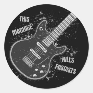 This Machine Classic Round Sticker