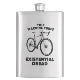 This Machine Cures Existential Dread Bicycle Hip Flask
